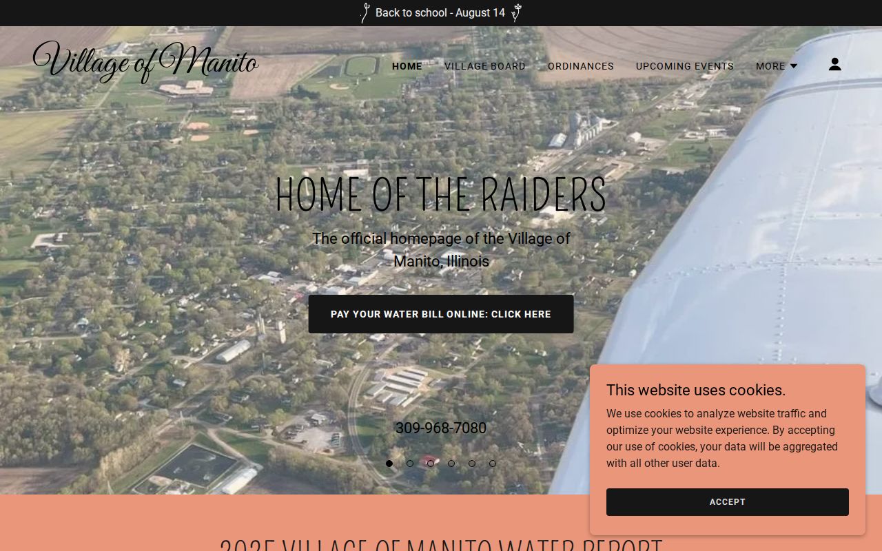 Manito Illinois official village source for arrest record contacts